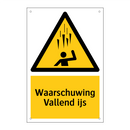 Waarschuwing Vallend ijs & Waarschuwing Vallend ijs & Waarschuwing Vallend ijs