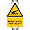 Waarschuwing voor alligator & Waarschuwing voor alligator & Waarschuwing voor alligator