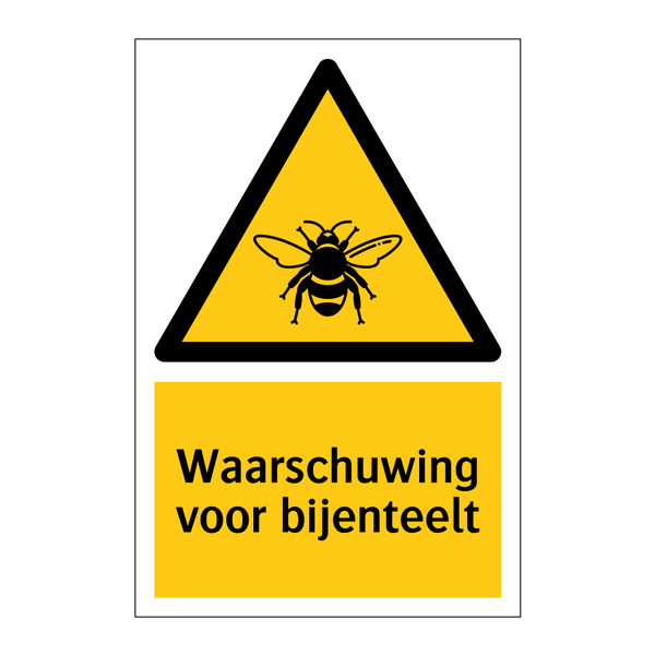 Waarschuwing voor bijenteelt & Waarschuwing voor bijenteelt & Waarschuwing voor bijenteelt