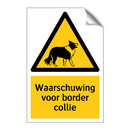 Waarschuwing voor border collie & Waarschuwing voor border collie & Waarschuwing voor border collie