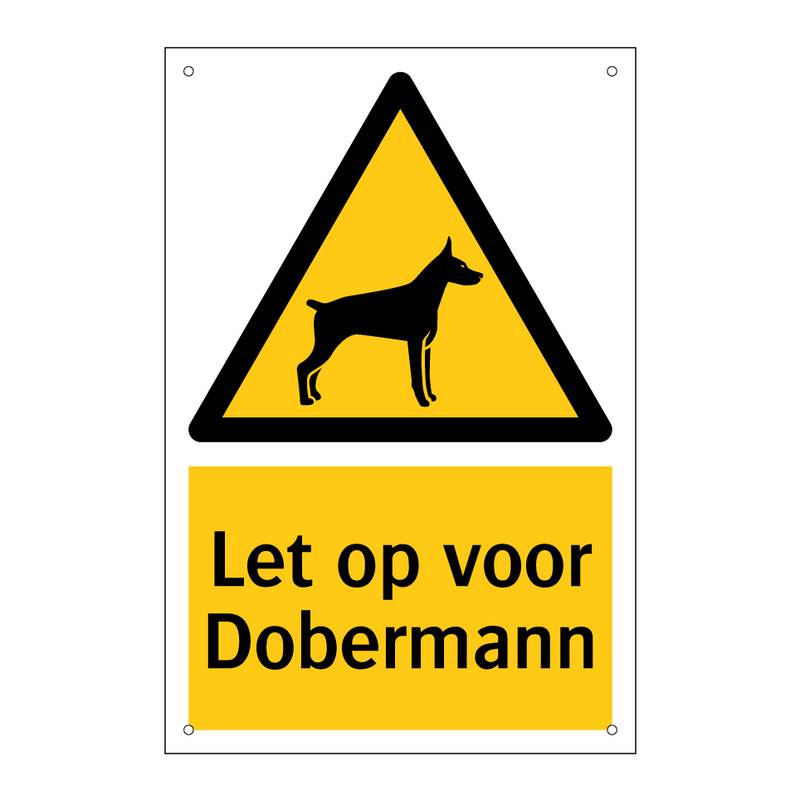 Let op voor Dobermann & Let op voor Dobermann & Let op voor Dobermann & Let op voor Dobermann