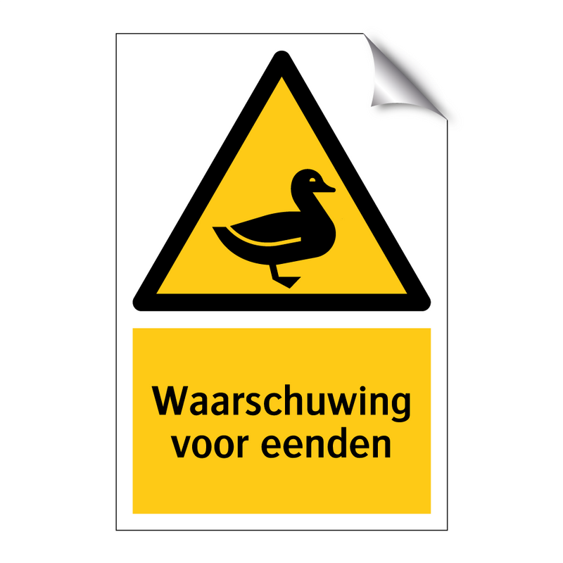 Waarschuwing voor eenden & Waarschuwing voor eenden & Waarschuwing voor eenden