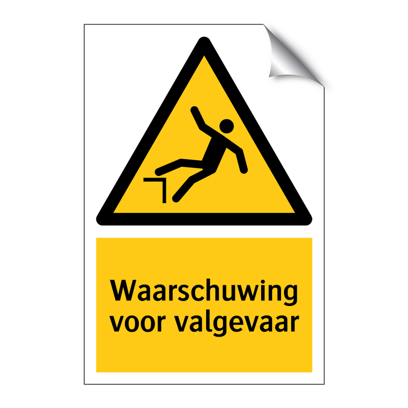 Waarschuwing voor valgevaar & Waarschuwing voor valgevaar & Waarschuwing voor valgevaar