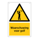 Waarschuwing voor golf & Waarschuwing voor golf & Waarschuwing voor golf & Waarschuwing voor golf
