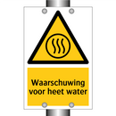 Waarschuwing voor heet water & Waarschuwing voor heet water & Waarschuwing voor heet water