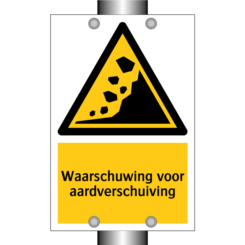 Waarschuwing voor aardverschuiving & Waarschuwing voor aardverschuiving
