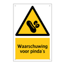 Waarschuwing voor pinda's & Waarschuwing voor pinda's & Waarschuwing voor pinda's