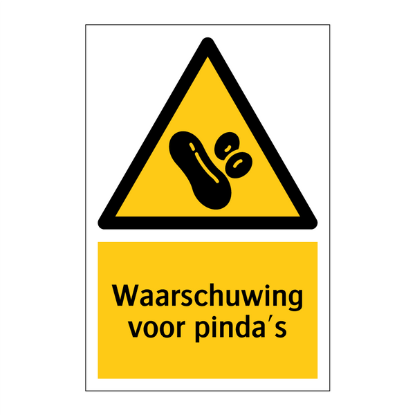 Waarschuwing voor pinda's & Waarschuwing voor pinda's & Waarschuwing voor pinda's