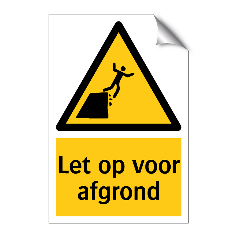 Let op voor afgrond & Let op voor afgrond & Let op voor afgrond & Let op voor afgrond