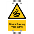 Waarschuwing voor slang & Waarschuwing voor slang & Waarschuwing voor slang