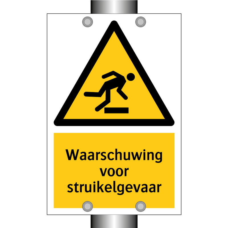 Waarschuwing voor struikelgevaar & Waarschuwing voor struikelgevaar