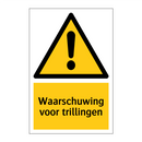 Waarschuwing voor trillingen & Waarschuwing voor trillingen & Waarschuwing voor trillingen