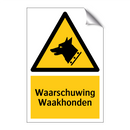Waarschuwing Waakhonden & Waarschuwing Waakhonden & Waarschuwing Waakhonden
