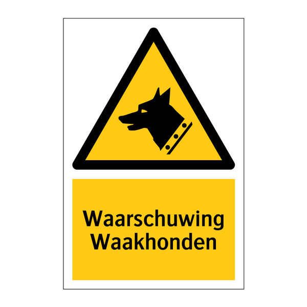 Waarschuwing Waakhonden & Waarschuwing Waakhonden & Waarschuwing Waakhonden