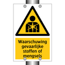 Waarschuwing gevaarlijke stoffen of mengsels & Waarschuwing gevaarlijke stoffen of mengsels