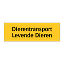 Dierentransport Levende Dieren & Dierentransport Levende Dieren & Dierentransport Levende Dieren