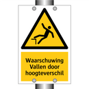Waarschuwing Vallen door hoogteverschil & Waarschuwing Vallen door hoogteverschil
