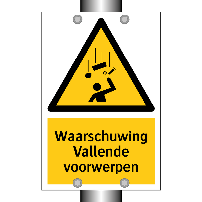 Waarschuwing Vallende voorwerpen & Waarschuwing Vallende voorwerpen