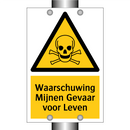 Waarschuwing Mijnen Gevaar voor Leven & Waarschuwing Mijnen Gevaar voor Leven