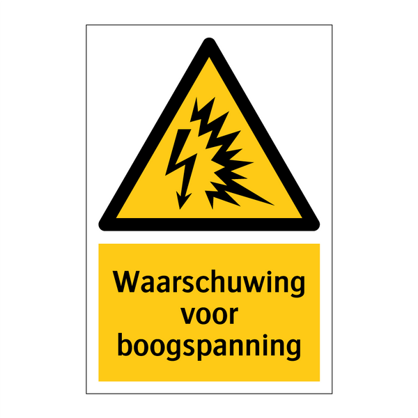 Waarschuwing voor boogspanning & Waarschuwing voor boogspanning & Waarschuwing voor boogspanning