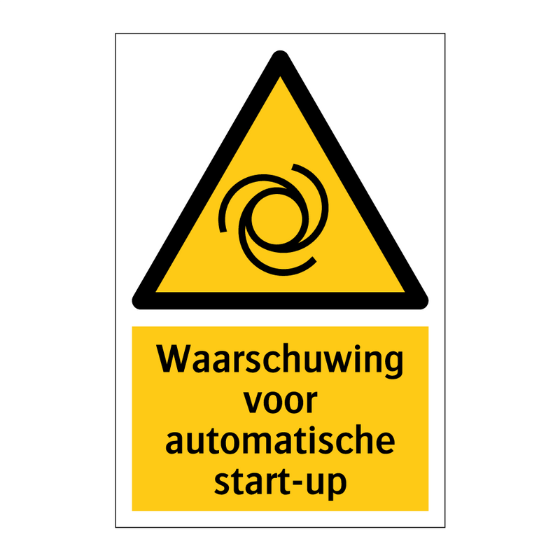 Waarschuwing voor automatische start-up & Waarschuwing voor automatische start-up