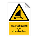 Waarschuwing voor strandzeilers & Waarschuwing voor strandzeilers & Waarschuwing voor strandzeilers
