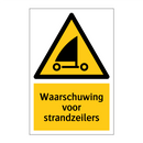 Waarschuwing voor strandzeilers & Waarschuwing voor strandzeilers & Waarschuwing voor strandzeilers