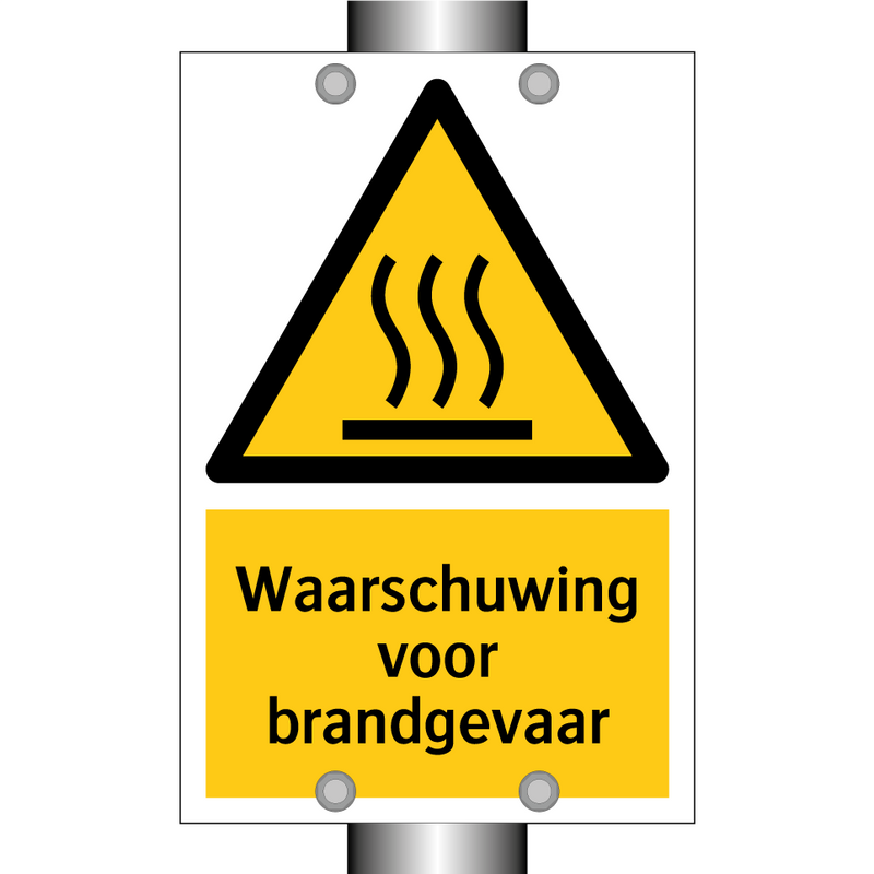 Waarschuwing voor brandgevaar & Waarschuwing voor brandgevaar & Waarschuwing voor brandgevaar