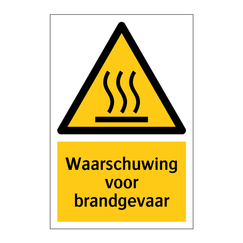 Waarschuwing voor brandgevaar & Waarschuwing voor brandgevaar & Waarschuwing voor brandgevaar