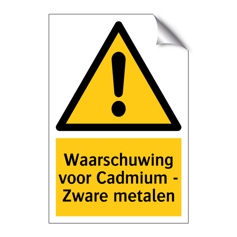 Waarschuwing voor Cadmium - Zware metalen & Waarschuwing voor Cadmium - Zware metalen