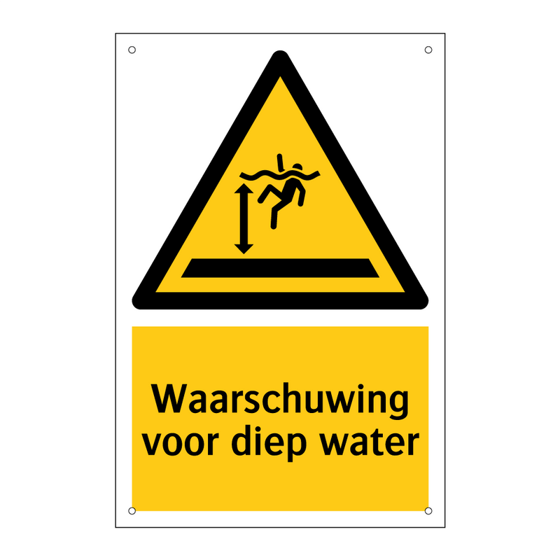 Waarschuwing voor diep water & Waarschuwing voor diep water & Waarschuwing voor diep water