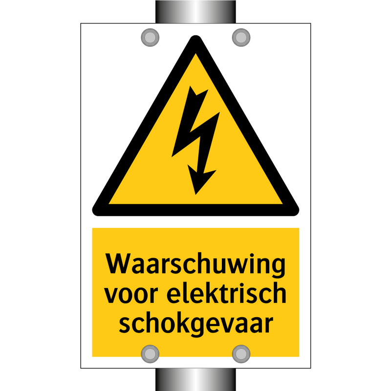 Waarschuwing voor elektrisch schokgevaar & Waarschuwing voor elektrisch schokgevaar