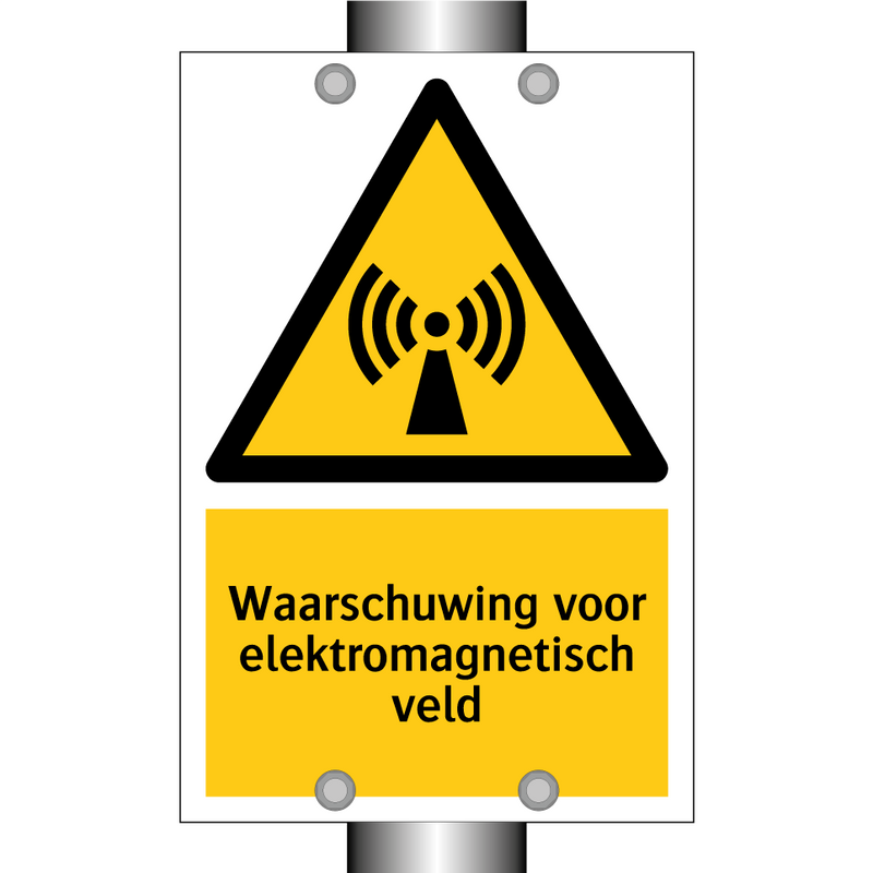 Waarschuwing voor elektromagnetisch veld & Waarschuwing voor elektromagnetisch veld