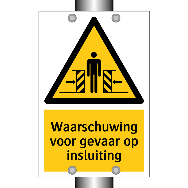 Waarschuwing voor gevaar op insluiting & Waarschuwing voor gevaar op insluiting
