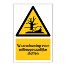Waarschuwing voor milieugevaarlijke stoffen & Waarschuwing voor milieugevaarlijke stoffen