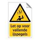 Let op voor vallende ijspegels & Let op voor vallende ijspegels & Let op voor vallende ijspegels