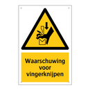 Waarschuwing voor vingerknijpen & Waarschuwing voor vingerknijpen & Waarschuwing voor vingerknijpen