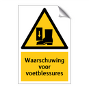 Waarschuwing voor voetblessures & Waarschuwing voor voetblessures & Waarschuwing voor voetblessures