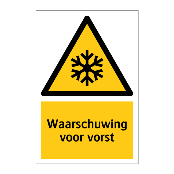 Waarschuwing voor vorst & Waarschuwing voor vorst & Waarschuwing voor vorst
