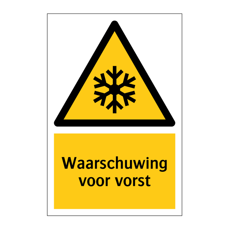 Waarschuwing voor vorst & Waarschuwing voor vorst & Waarschuwing voor vorst