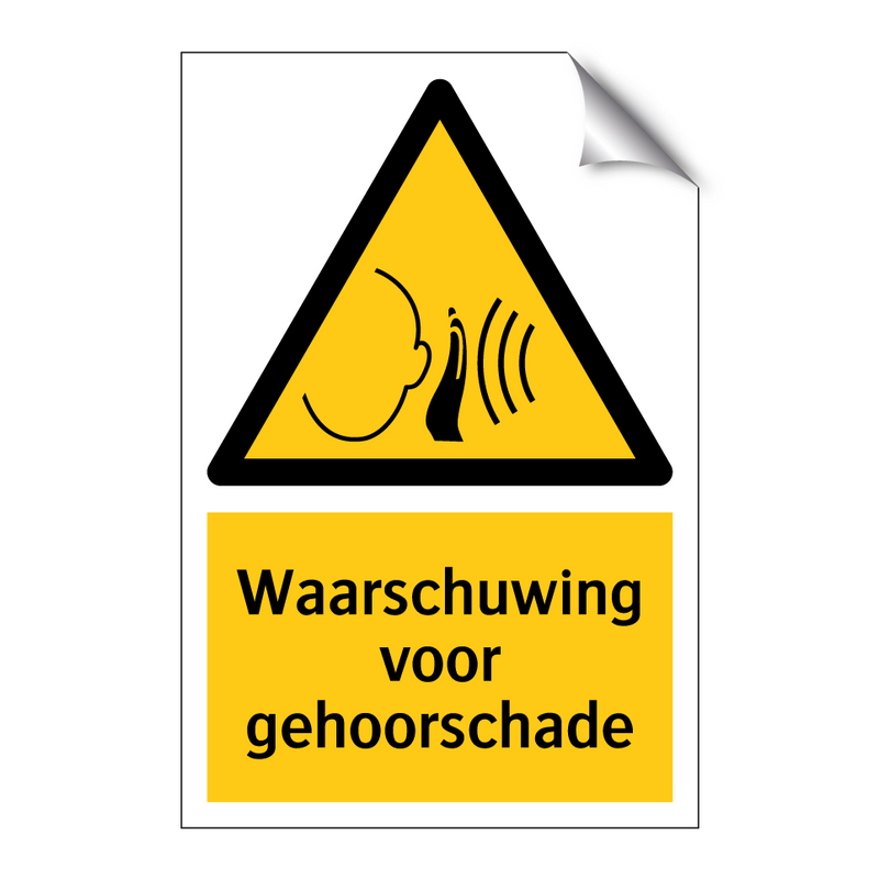 Waarschuwing voor gehoorschade & Waarschuwing voor gehoorschade & Waarschuwing voor gehoorschade