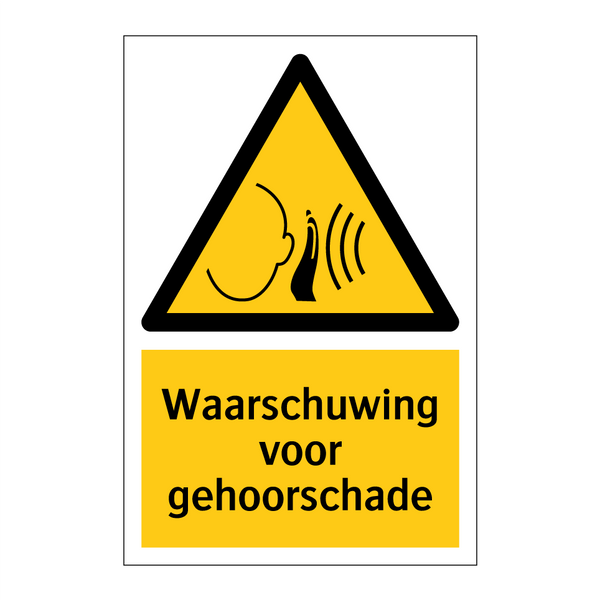 Waarschuwing voor gehoorschade & Waarschuwing voor gehoorschade & Waarschuwing voor gehoorschade