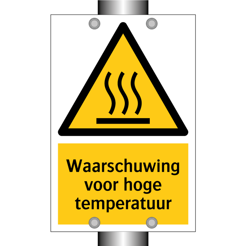 Waarschuwing voor hoge temperatuur & Waarschuwing voor hoge temperatuur