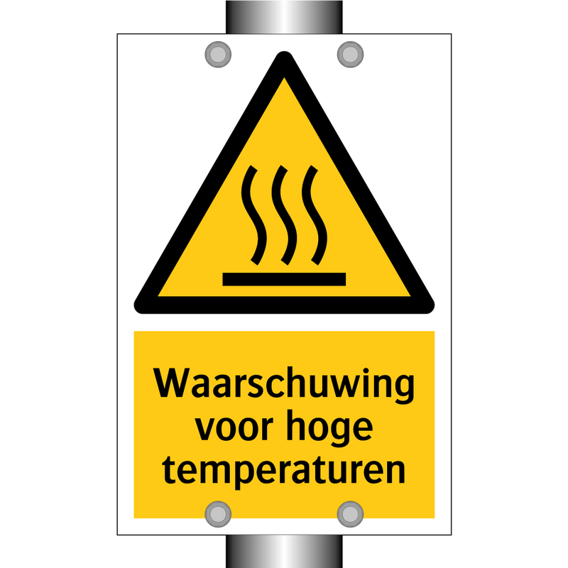 Waarschuwing voor hoge temperaturen & Waarschuwing voor hoge temperaturen
