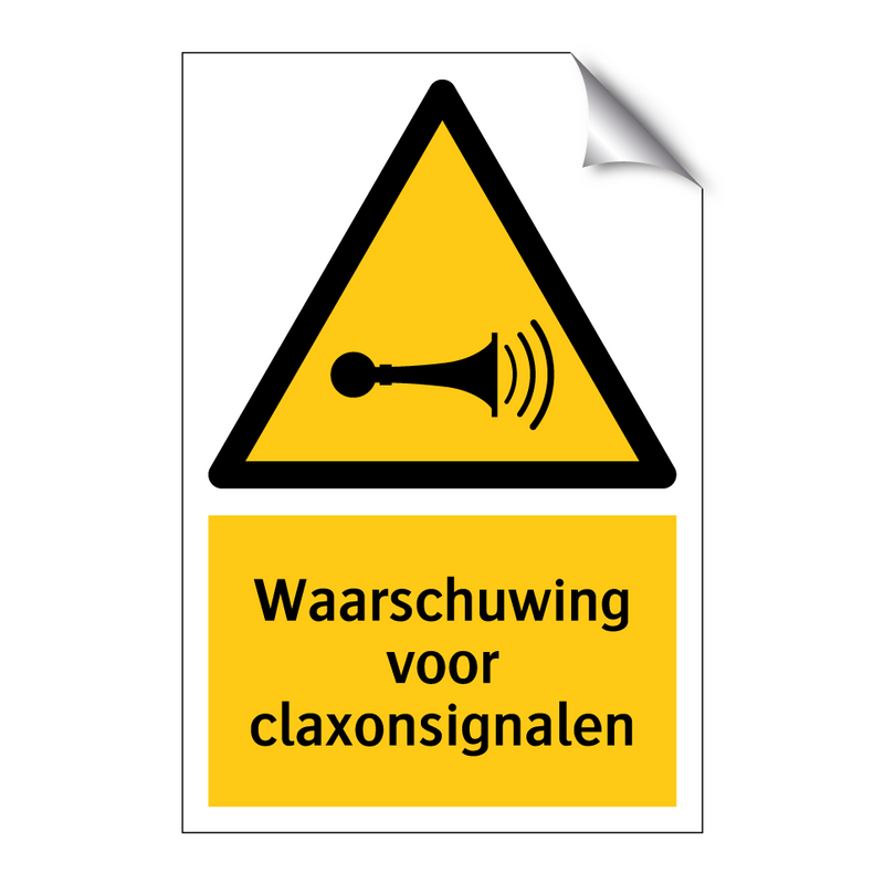 Waarschuwing voor claxonsignalen & Waarschuwing voor claxonsignalen