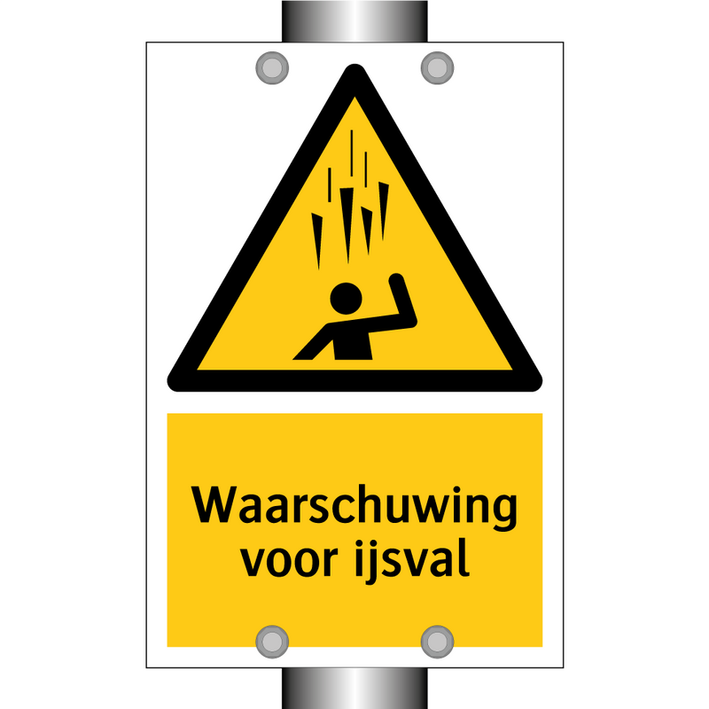 Waarschuwing voor ijsval & Waarschuwing voor ijsval & Waarschuwing voor ijsval