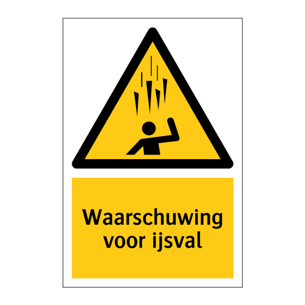 Waarschuwing voor ijsval & Waarschuwing voor ijsval & Waarschuwing voor ijsval