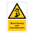 Waarschuwing voor impactblessures & Waarschuwing voor impactblessures