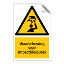 Waarschuwing voor impactblessures & Waarschuwing voor impactblessures