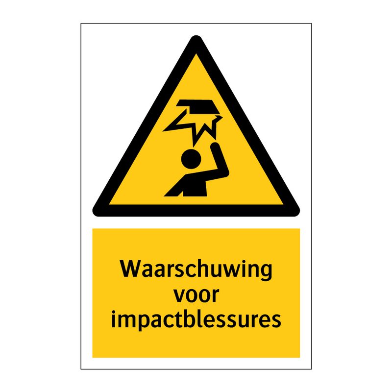 Waarschuwing voor impactblessures & Waarschuwing voor impactblessures